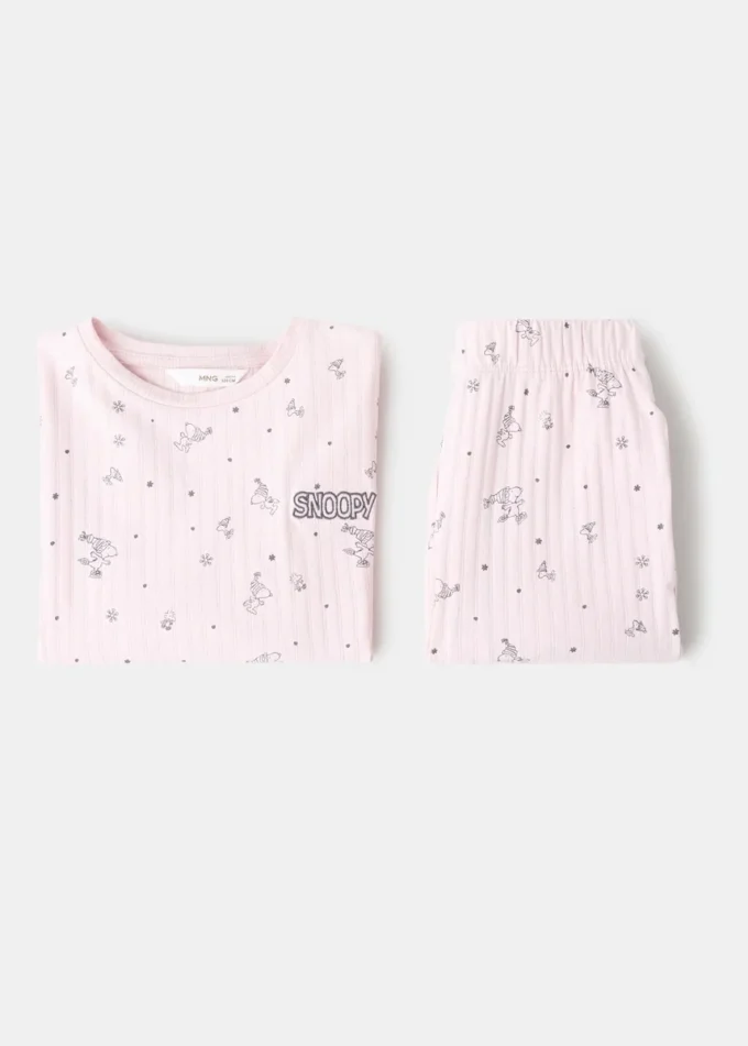 Langer Snoopy-Pyjama