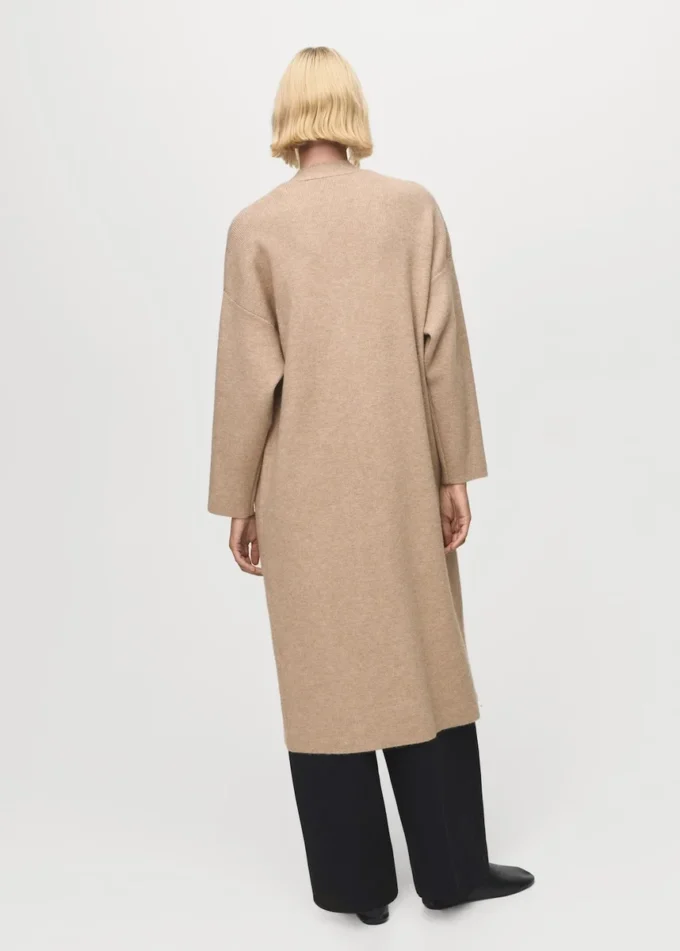 Langer Strickmantel Langer Strickmantel