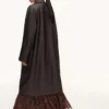 Langer Trenchcoat aus Kunstleder