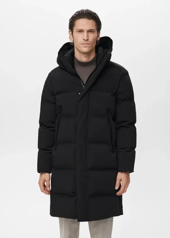 Langer, wasserdichter Anorak mit Thermolite®-Füllung