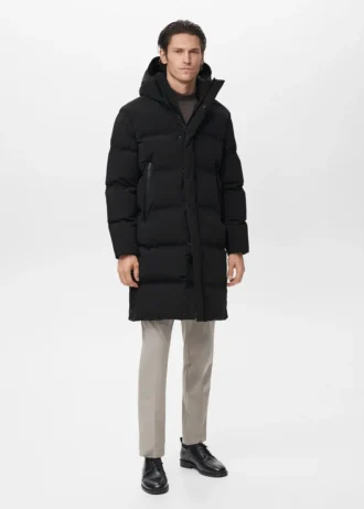 Langer, wasserdichter Anorak mit Thermolite®-Füllung