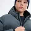 Langer, wattierter Anorak mit Kapuze Langer, wattierter Anorak mit Kapuze