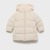 Langer, wattierter Anorak mit Kapuze Langer, wattierter Anorak mit Kapuze