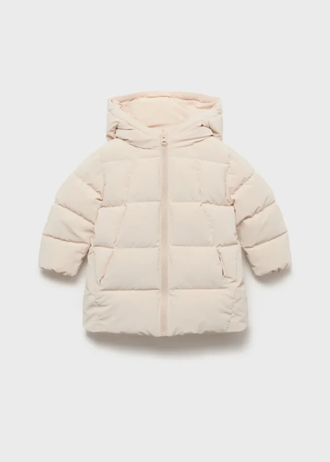 Langer, wattierter Anorak mit Kapuze Langer, wattierter Anorak mit Kapuze