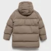 Langer, wattierter Anorak mit Kapuze Langer, wattierter Anorak mit Kapuze