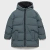 Langer, wattierter Anorak mit Kapuze Langer, wattierter Anorak mit Kapuze