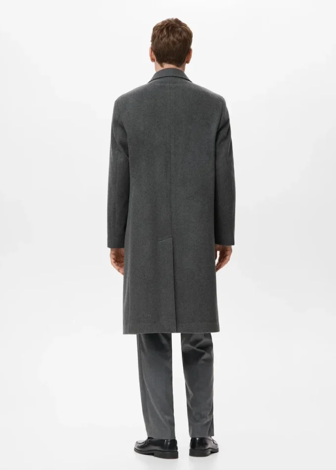 Langer Wollmantel Langer Wollmantel