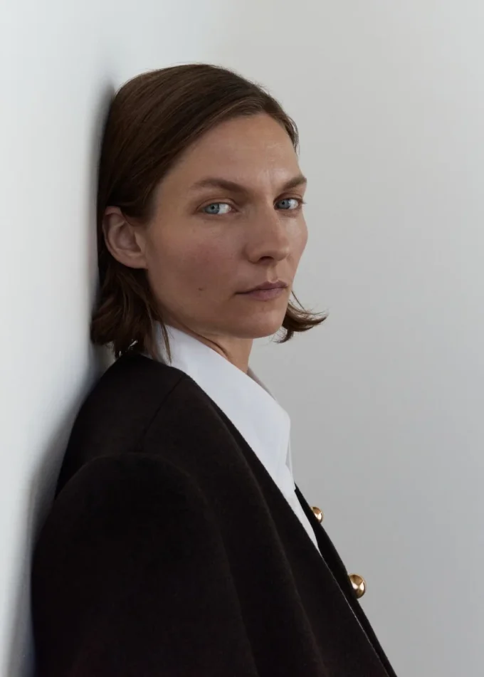 Langer Wollmantel Langer Wollmantel