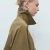 Langer Zweireiher-Trenchcoat