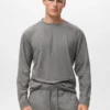 Langes Baumwoll-Pyjama-Set Langes Baumwoll-Pyjama-Set