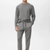 Langes Baumwoll-Pyjama-Set Langes Baumwoll-Pyjama-Set