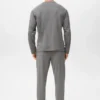 Langes Baumwoll-Pyjama-Set Langes Baumwoll-Pyjama-Set