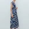 Langes bedrucktes Kleid Langes bedrucktes Kleid