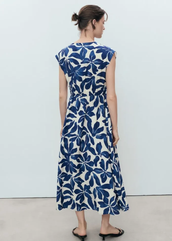 Langes bedrucktes Kleid Langes bedrucktes Kleid