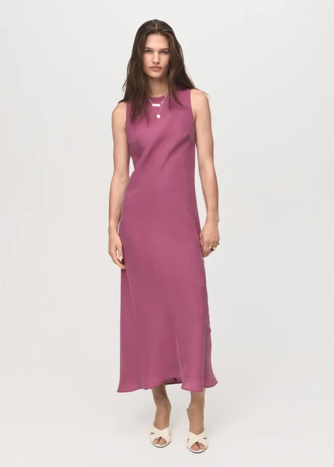 Langes Modal-Kleid Langes Modal-Kleid