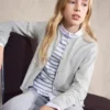 Langärmelige Strickjacke