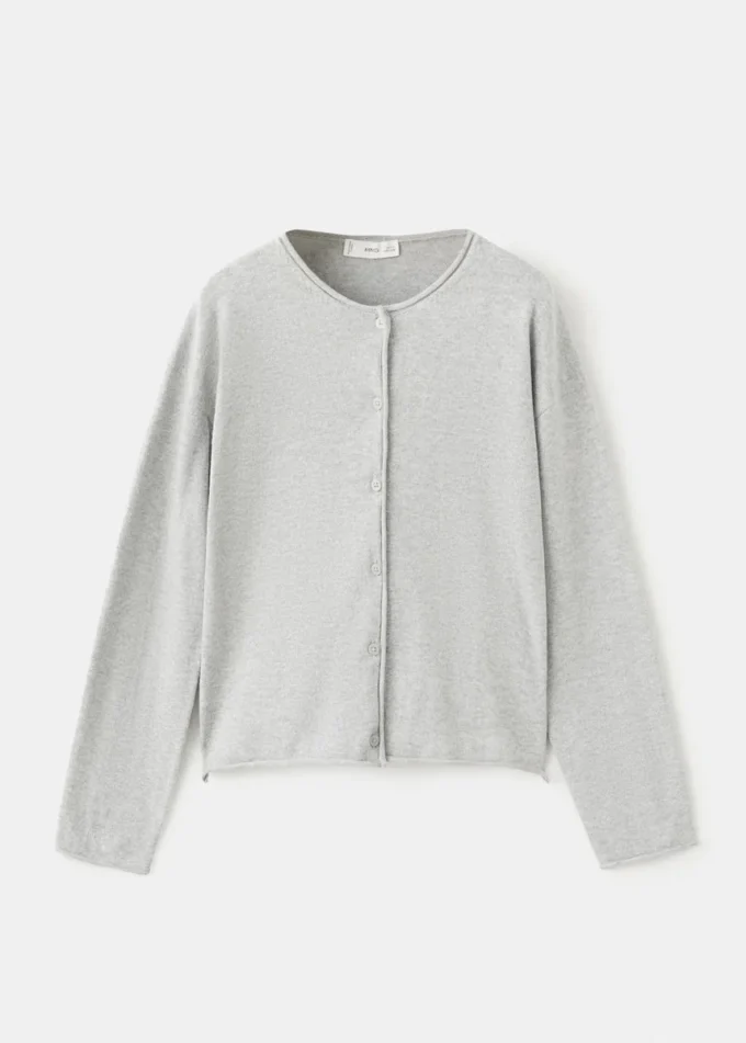 Langärmelige Strickjacke