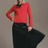 Langärmeliger Pullover mit Rollkragen