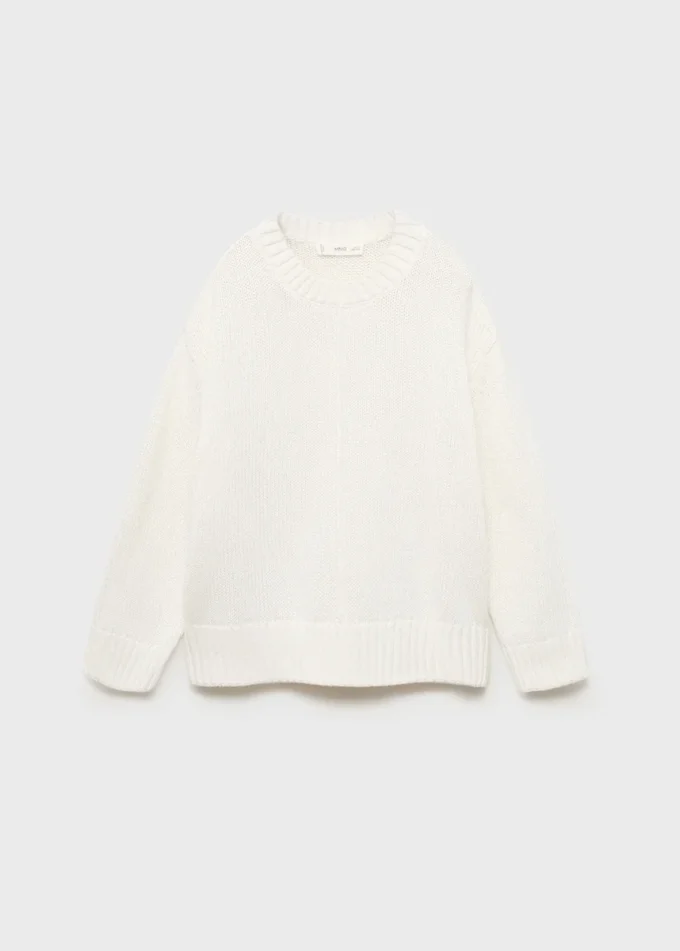 Langärmeliger Strickpullover