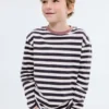 Langärmeliges gestreiftes T-Shirt Langärmeliges gestreiftes T-Shirt