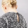 Langärmeliges Paillettenkleid Langärmeliges Paillettenkleid