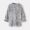 Langärmeliges Paillettenkleid Langärmeliges Paillettenkleid