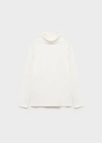 Langärmeliges T-Shirt mit Rollkragen