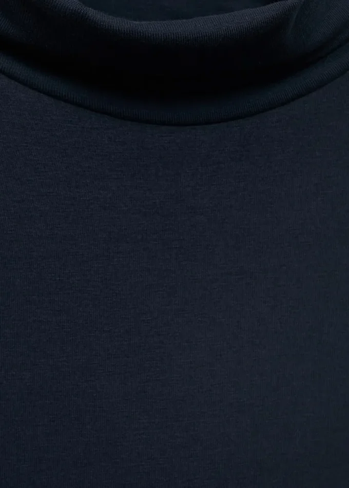 Langärmeliges T-Shirt mit Rollkragen