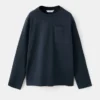 Langärmliges T-Shirt mit Tasche
