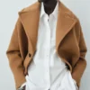 Lapel Manteco Wollmantel Lapel Manteco Wollmantel