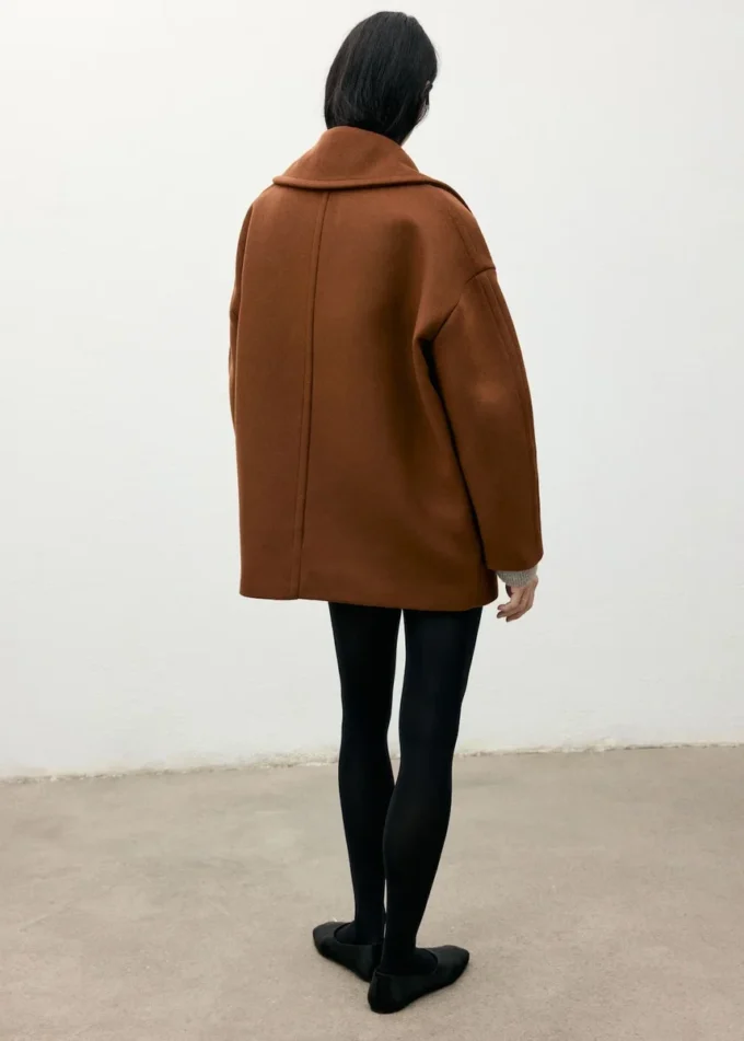 Lapel Manteco Wollmantel Lapel Manteco Wollmantel
