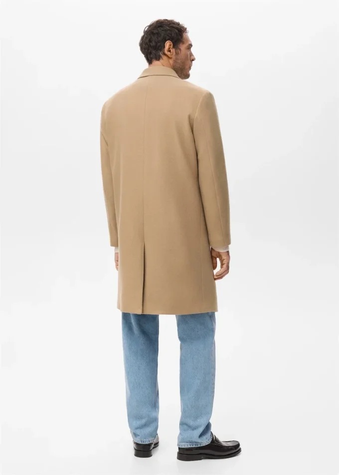 Lapel Manteco Wollmantel Lapel Manteco Wollmantel