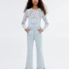 Latzhose aus Denim-Baumwolle Latzhose aus Denim-Baumwolle