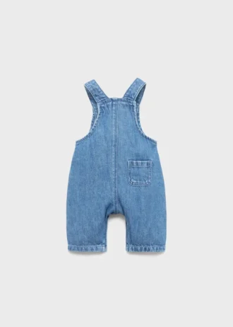Latzhose mit Denim-Taschen Latzhose mit Denim-Taschen