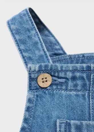 Latzhose mit Denim-Taschen Latzhose mit Denim-Taschen