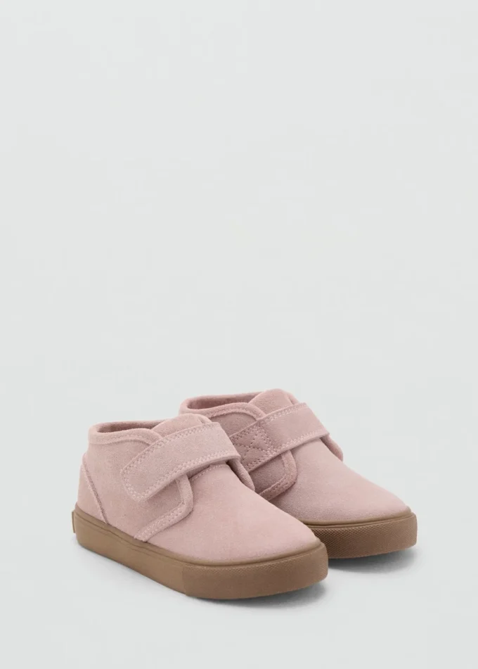Leder-Schuhe mit Klettverschluss Leder-Schuhe mit Klettverschluss