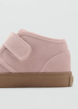 Leder-Schuhe mit Klettverschluss