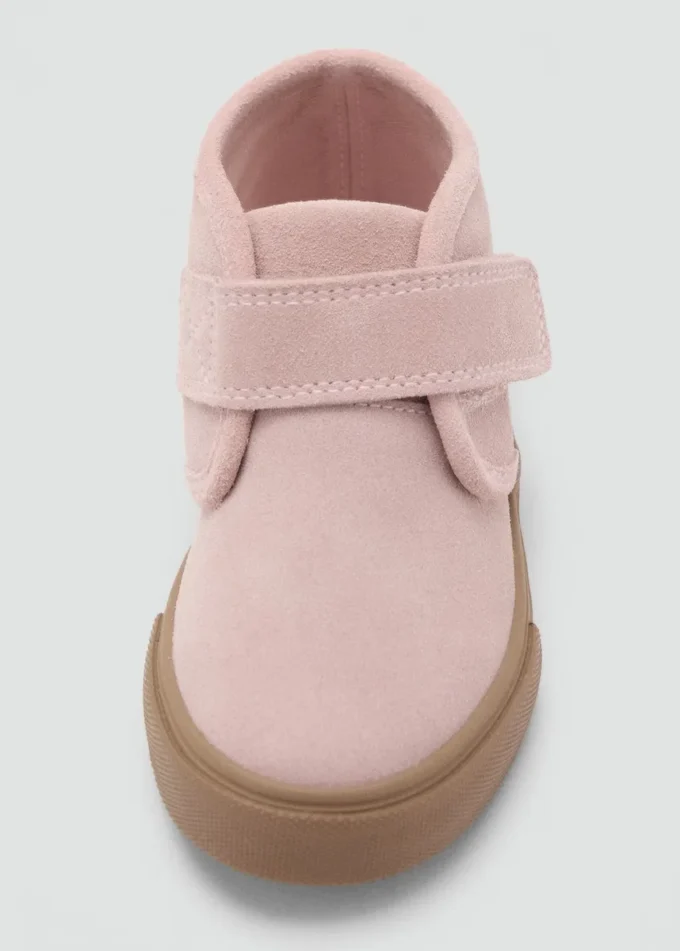 Leder-Schuhe mit Klettverschluss Leder-Schuhe mit Klettverschluss