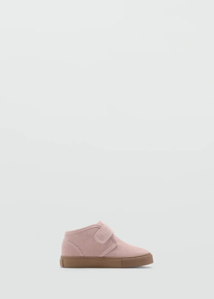 Leder-Schuhe mit Klettverschluss Leder-Schuhe mit Klettverschluss