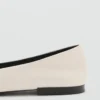 Lederballerinas mit Schleife