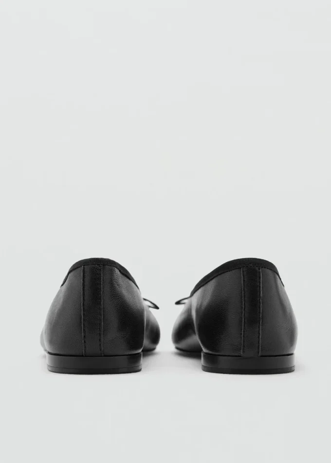 Lederballerinas mit Schleife Lederballerinas mit Schleife