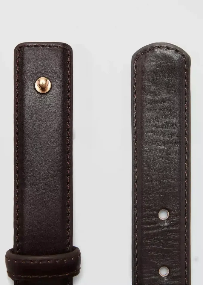 Ledergürtel mit Metalldetail Ledergürtel mit Metalldetail