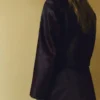 Lederjacke mit Felltaschen Lederjacke mit Felltaschen
