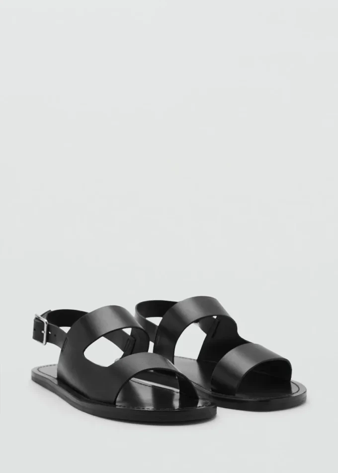 Ledersandalen mit Riemen Ledersandalen mit Riemen