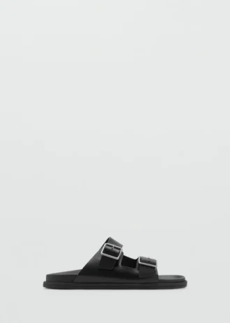 Ledersandalen mit Schnallen