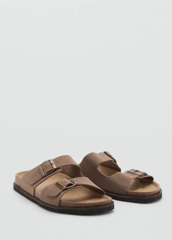 Ledersandalen mit Schnallen Ledersandalen mit Schnallen