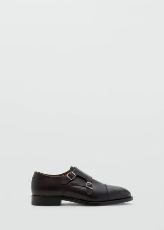 Lederschuhe mit doppelter Schnalle