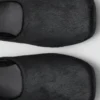 Lederschuhe mit Fell