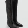 Lederstiefel im Used-Look Lederstiefel im Used-Look