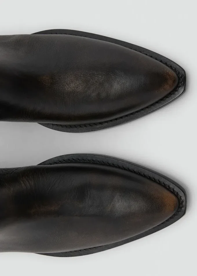 Lederstiefel im Used-Look Lederstiefel im Used-Look